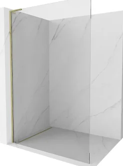 Mexen Kioto L paroi de douche Walk-in 120 x 200 cm, transparent, or - 800-120-103-50-00