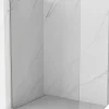 Cabine De Douche|Mexen Kioto paroi de douche Walk-in 55 x 200 cm, transparent 8 mm, nickel brossé - 800-055-101-97-00