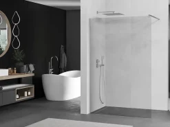 Paroi De Douche|Mexen Kioto paroi de douche Walk-in 150 x 200 cm, transparent 8 mm, chrome - 800-150-101-01-00