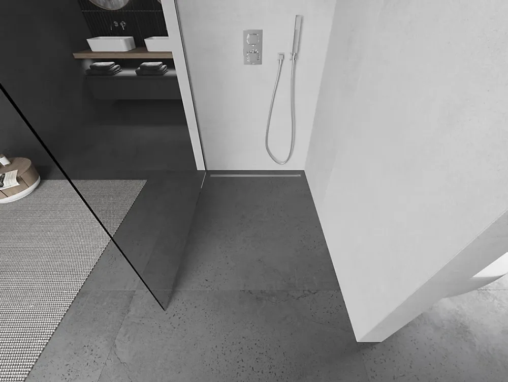Paroi De Douche|Mexen Kioto paroi de douche Walk-in 150 x 200 cm, transparent 8 mm, chrome - 800-150-101-01-00