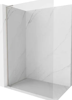 Mexen Kioto-X L paroi de douche Walk-in 50 x 200 cm, transparent 10 mm, nickel brossé - 800-050-107-97-00-X