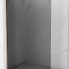 Mexen Kioto-X paroi de douche Walk-in 50 x 200 cm, graphite 10 mm, cuivre brossé - 800-050-101-65-40-X