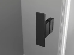 Mexen Mist-B cabine de douche pivotante gauche 100 x 85 cm, cadre noir, noir - 8A2T-100-085-70-70-L