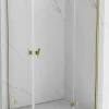 Mexen Mist-H Duo cabine de douche pivotante droite 80 x 110 cm, transparent, or - 8A5-080L-110P-50-00