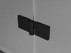 Mexen Mist-H L Duo cabine de douche battante gauche 110 x 90 cm, transparent, noir - 8A5L-110L-090P-70-00