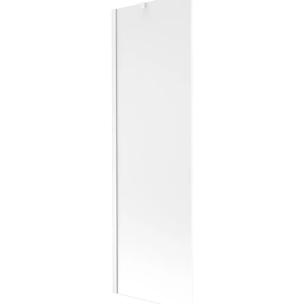 Mexen Next paravent de baignoire à 1 volet 60 x 150 cm, givré, blanc - 895-060-000-00-30-20