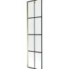 Mexen Next paroi de baignoire 1 volet 50 x 150 cm, grille noire, or - 895-050-000-00-77-50