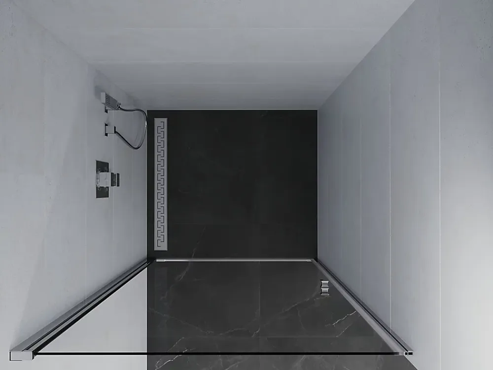 Porte De Douche|Mexen Pretoria porte de douche à ouverture battante 60 cm, transparent, chrome - 852-060-000-01-00