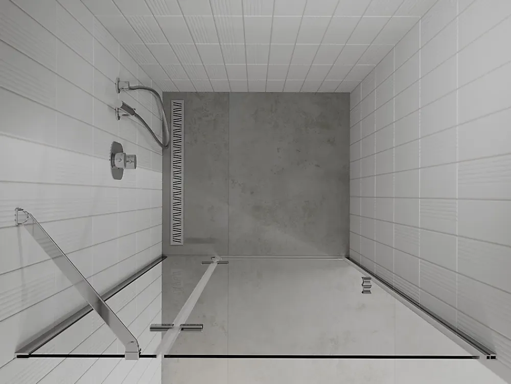 Porte De Douche|Mexen Roma porte de douche pivotante 95 cm, transparent, chrome - 854-095-000-01-00