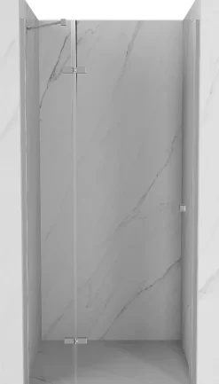 Porte De Douche|Mexen Roma porte de douche pivotante 85 cm, transparent, chrome - 854-085-000-01-00