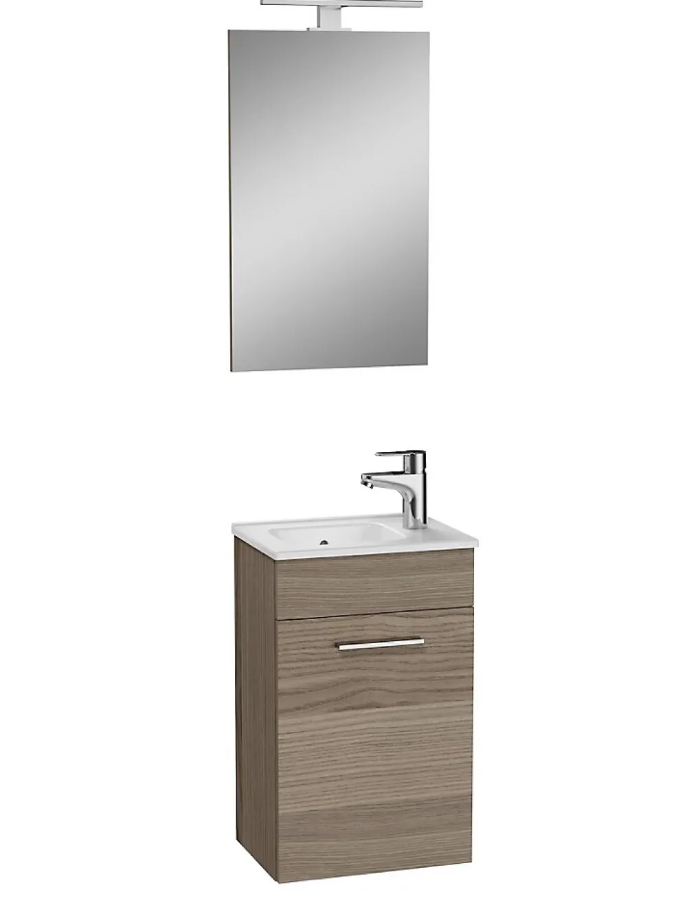 Lave-Mains|Vitra Mia ensemble meuble 39x61x28 cm avec miroir, lavabo et éclairage LED, Cordoba (MIASET40C)