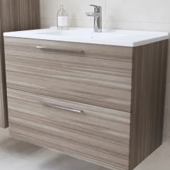 Vitra Mia ensemble meuble 79x61x39,5 cm avec miroir, lavabo et éclairage LED, Cordoba (MIASET80C)