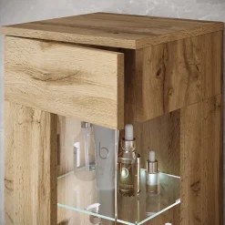 Ensemble Meuble De Salle De Bains|MINIO go for it , ensemble de meubles de salle de bain NIKITA chêne wotan, 4 pièces