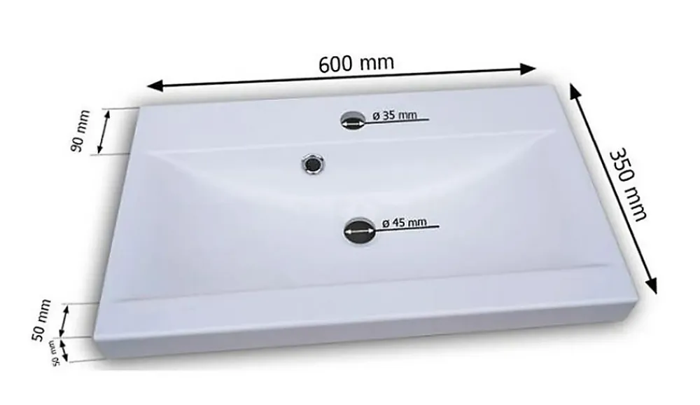 MINIO go for it , Meuble de salle de bain chêne wotan/blanc brillant - MARIT II