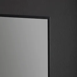 Kiamami Valentina Miroir À Bord Brillant Avec Bordure Noire Mate 100X70 Cm