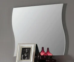 Miroir Simple|Dmora Miroir Ardin, Miroir de salle de bain, 100% Made in Italy, 110x2h60 cm