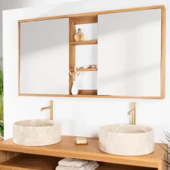 Miroir Simple|Wanda Collection Miroir armoire de toilette 130 cm