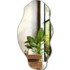 Miroir Simple|Tulup Miroir asymétrique 50 x 100 moderne 1 pièce