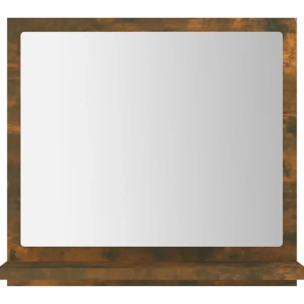 Miroir Simple|Helloshop26 Miroir de bain 40 x 10,5 bois beige