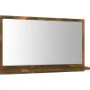 Miroir Simple|Helloshop26 Miroir de bain 60 x 10,5 bois marron
