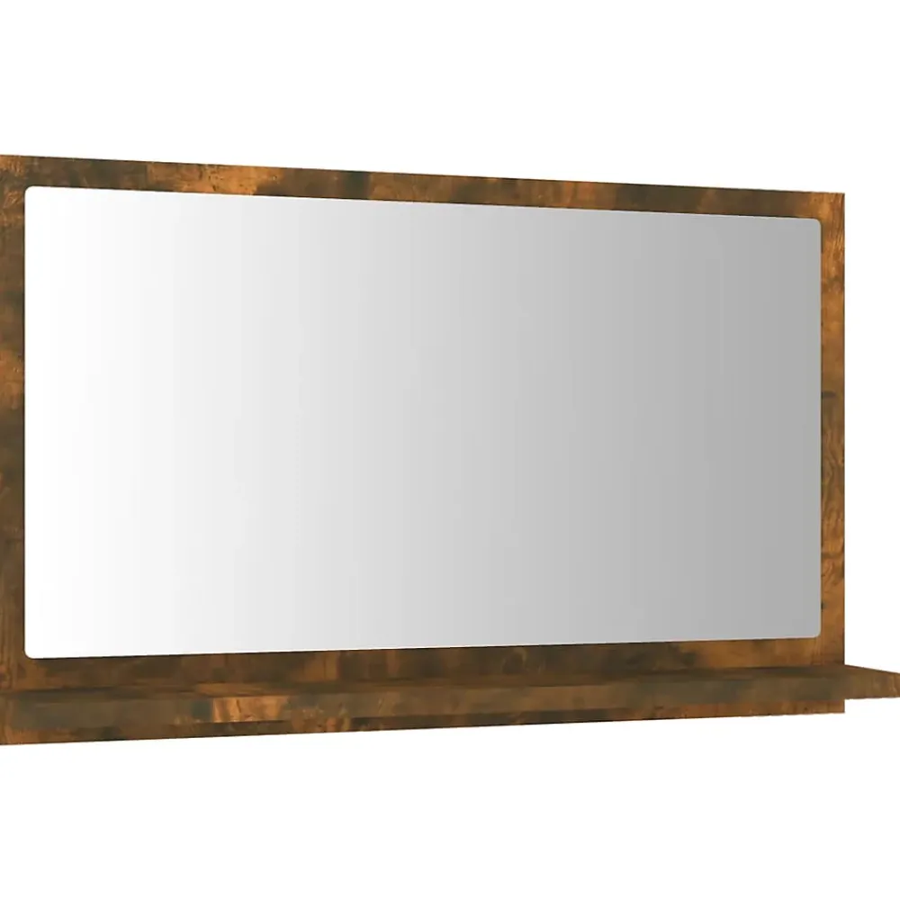 Miroir Simple|Helloshop26 Miroir de bain 60 x 10,5 bois marron