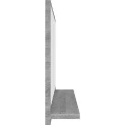 Helloshop26 Miroir de bain sonoma 40 x bois gris
