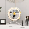 Giantex Miroir de Maquillage Pivotant 3 Couleurs et Luminosité Réglables Contrôle Tactile