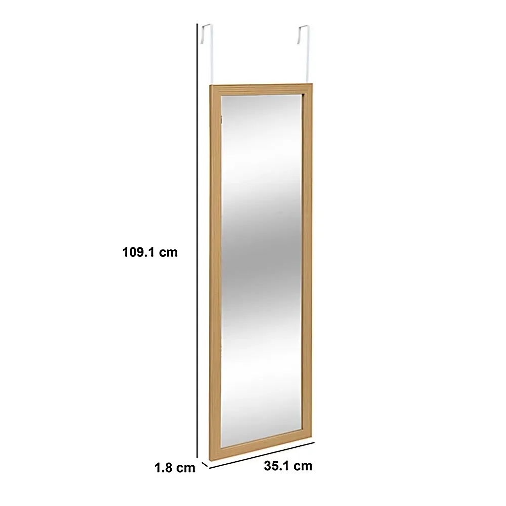 Miroir Simple|5Five Miroir de porte Tasso - Marron-