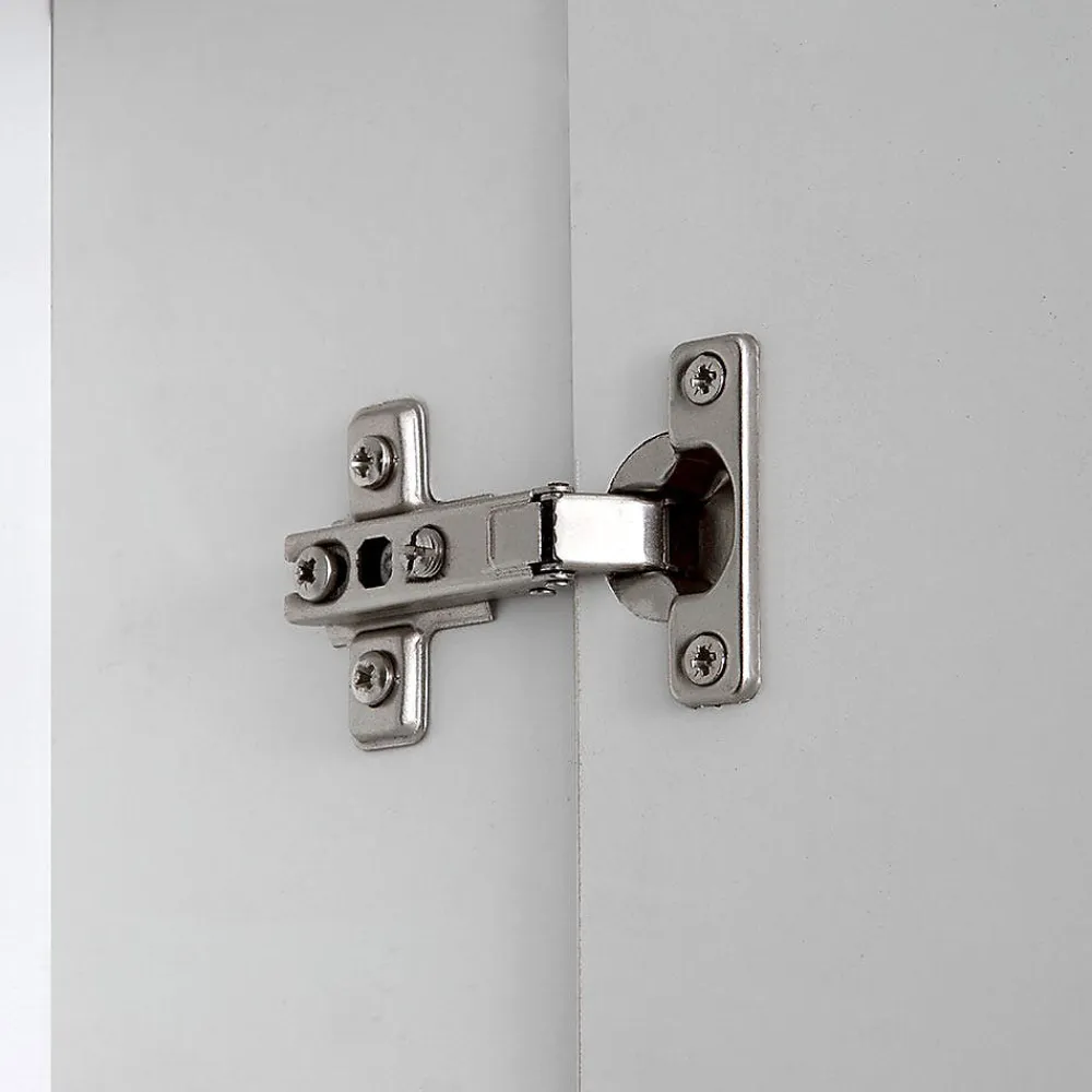 Kiamami Valentina Miroir De Rangement À Une Porte Avec Lampe Led Et Compartiment Ouvert