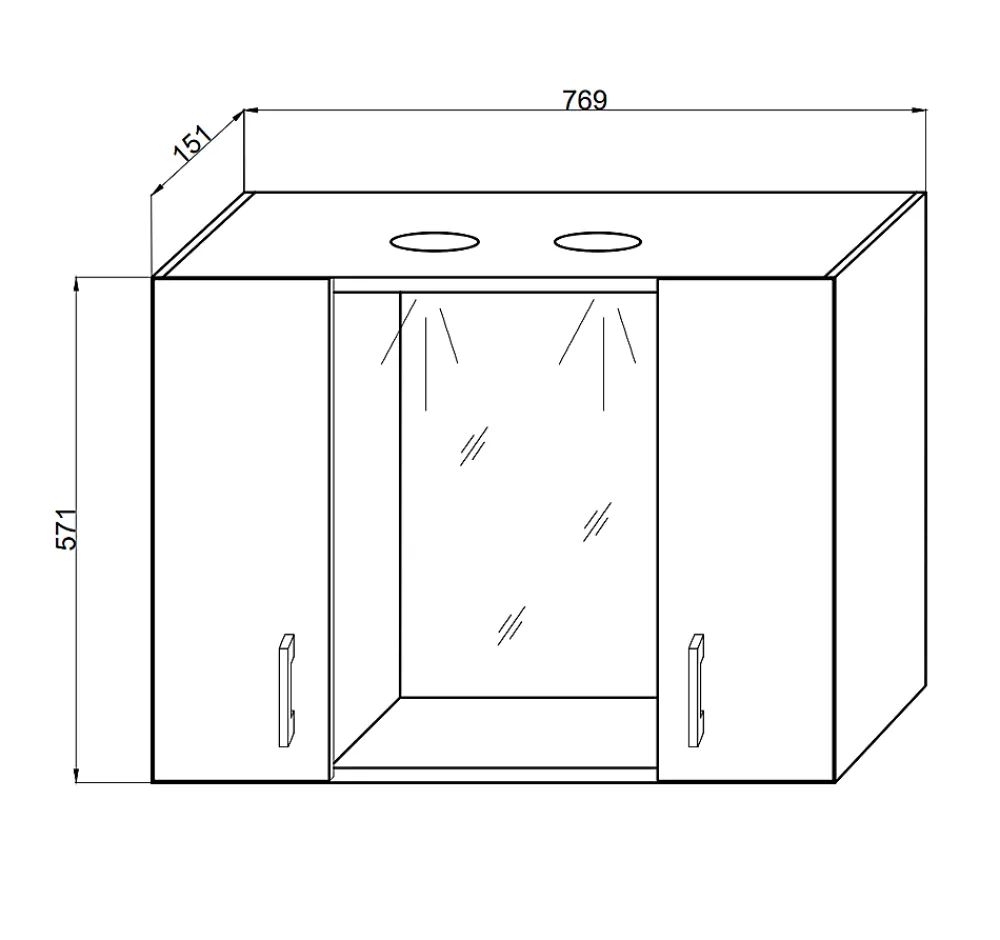 Armoire De Toilette|Kiamami Valentina Miroir De Rangement Avec Armoires Latérales, Étagère Et Spots À Led 77Cm Chêne Fumé