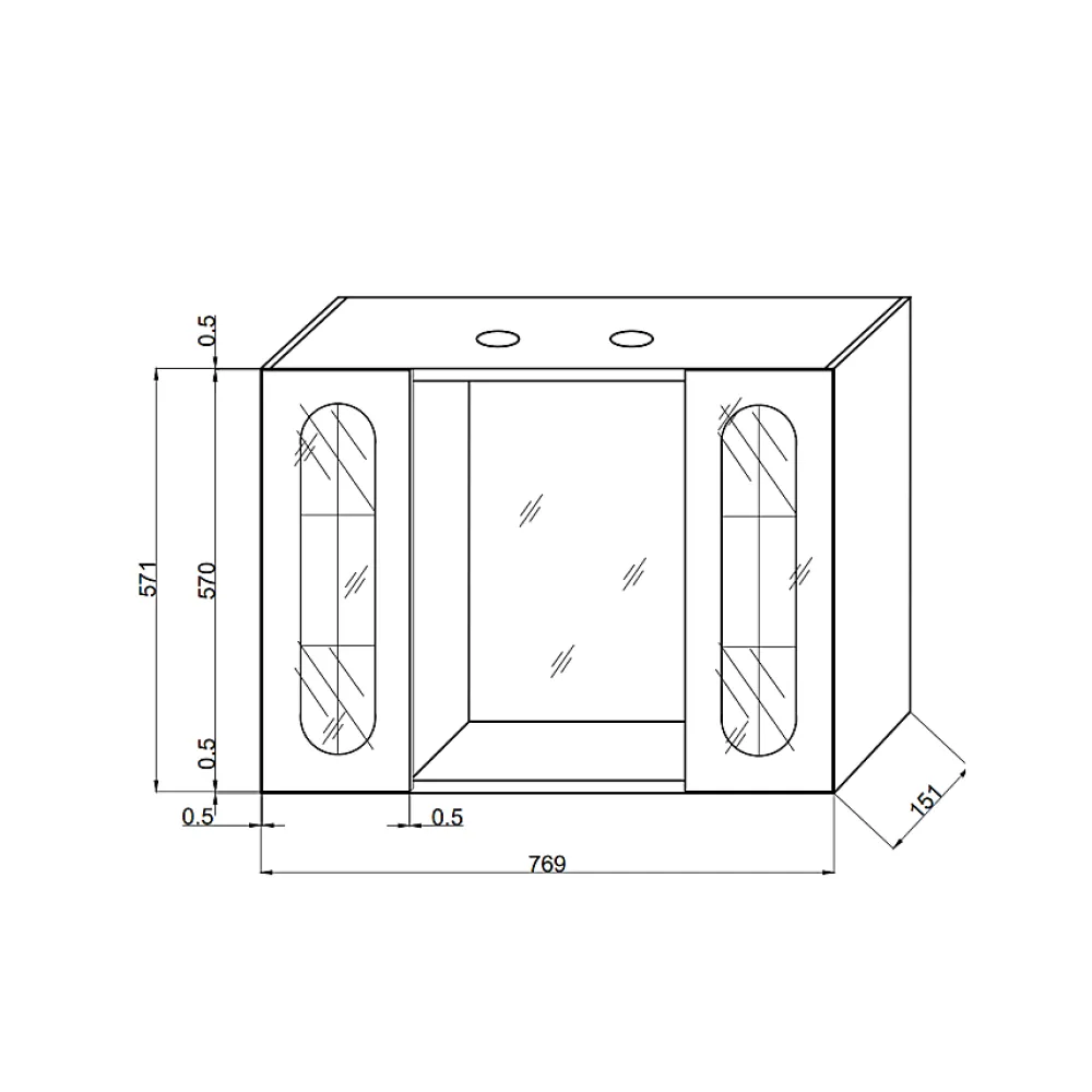 Armoire De Toilette|Kiamami Valentina Miroir De Rangement Inglesina Avec Étagère De Rangement Et Armoires Latérales