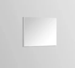 Top Bath Miroir de salle de bain 80 cm, Rectangulaire, Simple sur panneau 15 mm, Argent