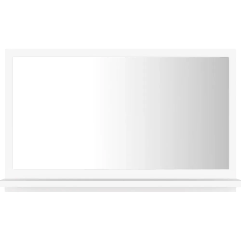 Miroir Simple|Helloshop26 Miroir de salle de bain 60 blanc