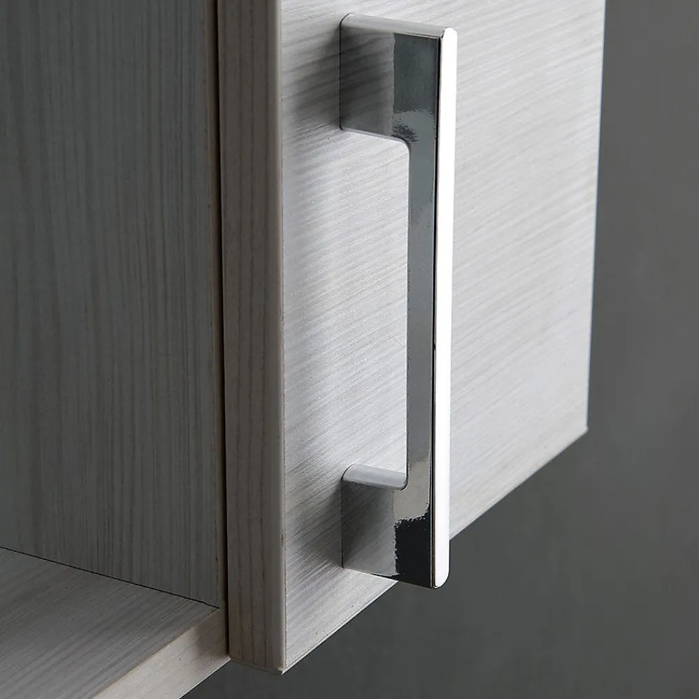 Armoire De Toilette|Kiamami Valentina Miroir De Salle De Bain En Chêne Blanc Avec Lumière Led
