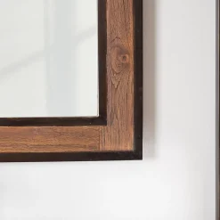 Miroir Simple|Wanda Collection Miroir de salle de bain Elégance bois métal 60x80