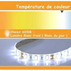 Miroir Lumineux|AICA Sanitaire Miroir de salle de bain LED intégrée avec anti-buée 80x60cm Horizontal/Vertical Blanc froid,