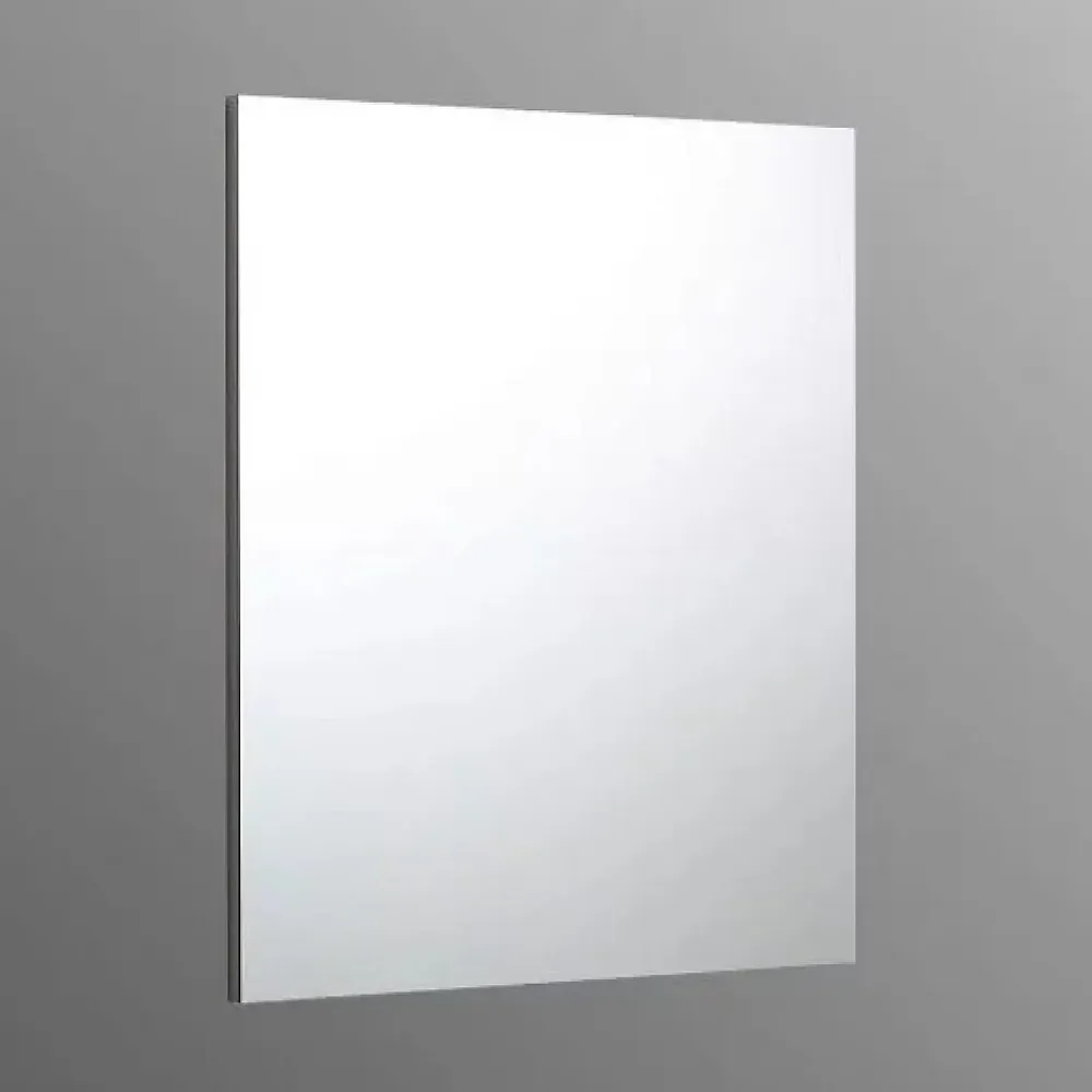 Miroir Grossissant|Kiamami Valentina Miroir De Salle De Bain Simple Avec Cadre En Abs Gris 70X60