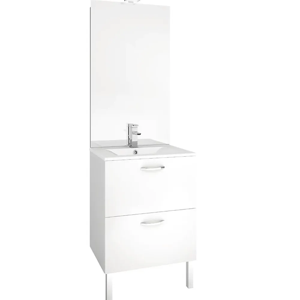 Miroir Simple|Autres Miroir de Salle de bain 103x60cm Crédence EkoLine AQUARINE 228499