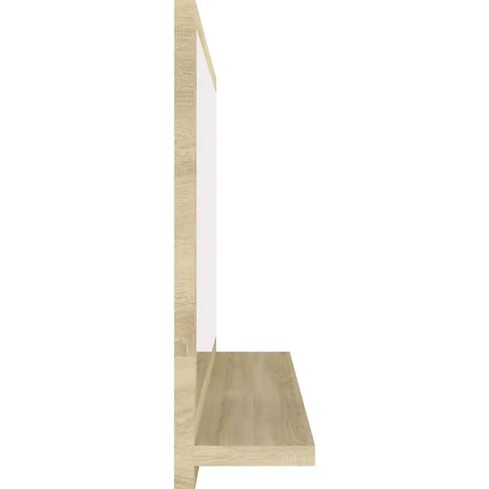 Miroir Simple|Helloshop26 Miroir de salle de bain 60x10,5x37 beige