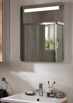 Miroir Lumineux|Cooke & Lewis Miroir de salle de bains éclairant LED antibuée 60x70 cm, GoodHome Colwell
