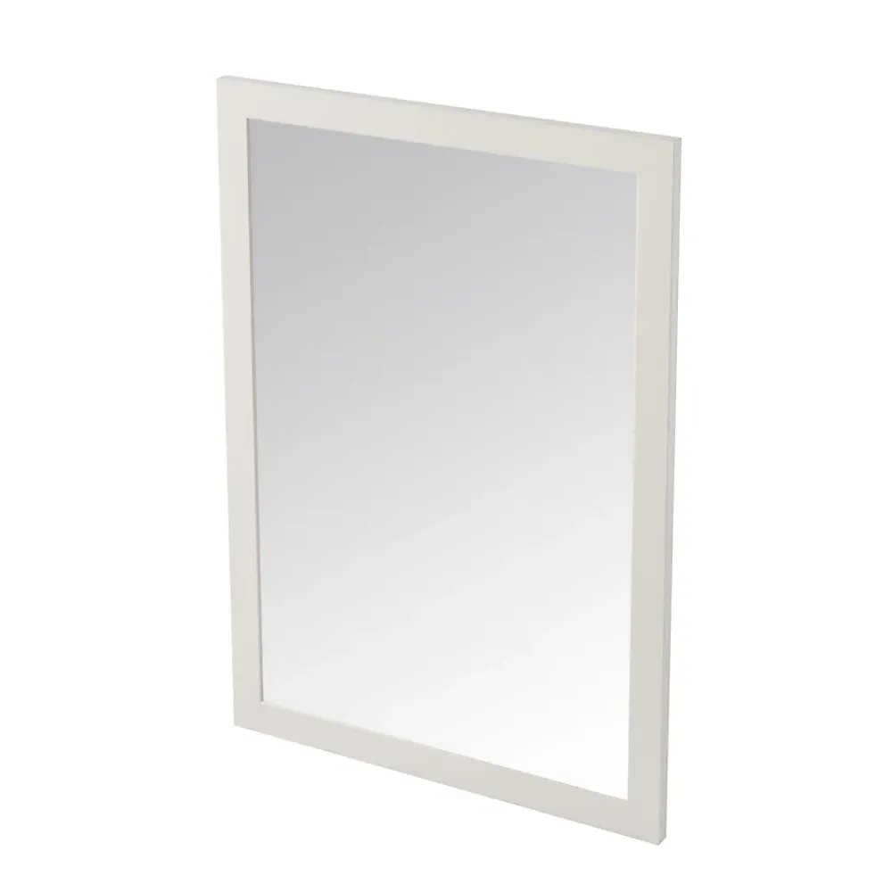 Miroir Simple|GoodHome Miroir de salle de bains blanc mat l.70 x L.50 x ép.1,6 cm, Perma