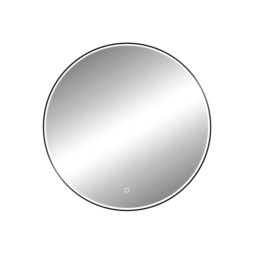 Miroir Lumineux|MPGlass Miroir de salle de bains lumineux LED rond Ø 80 cm Denver