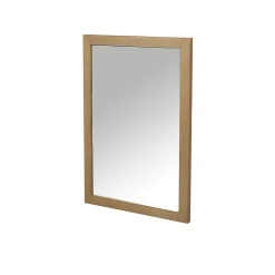 GoodHome Miroir de salle de bains placage chêne l.50 x L.70 x ép.1,6 cm, Perma