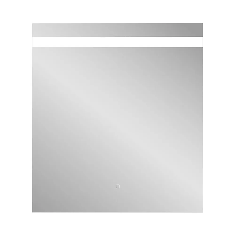 MPGlass Miroir de salle de bains lumineux LED, l.60 x H.70 cm, argenté, Kelme
