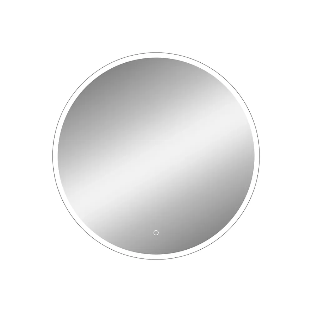 MPGlass Miroir de salle de bains lumineux LED rond Ø 80 cm Bishop 2