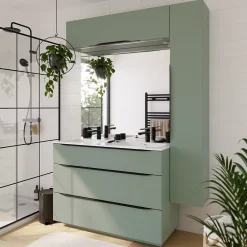 Miroir Simple|Cooke & Lewis Miroir de salle de bains l.120 x H.100 cm, Pamili