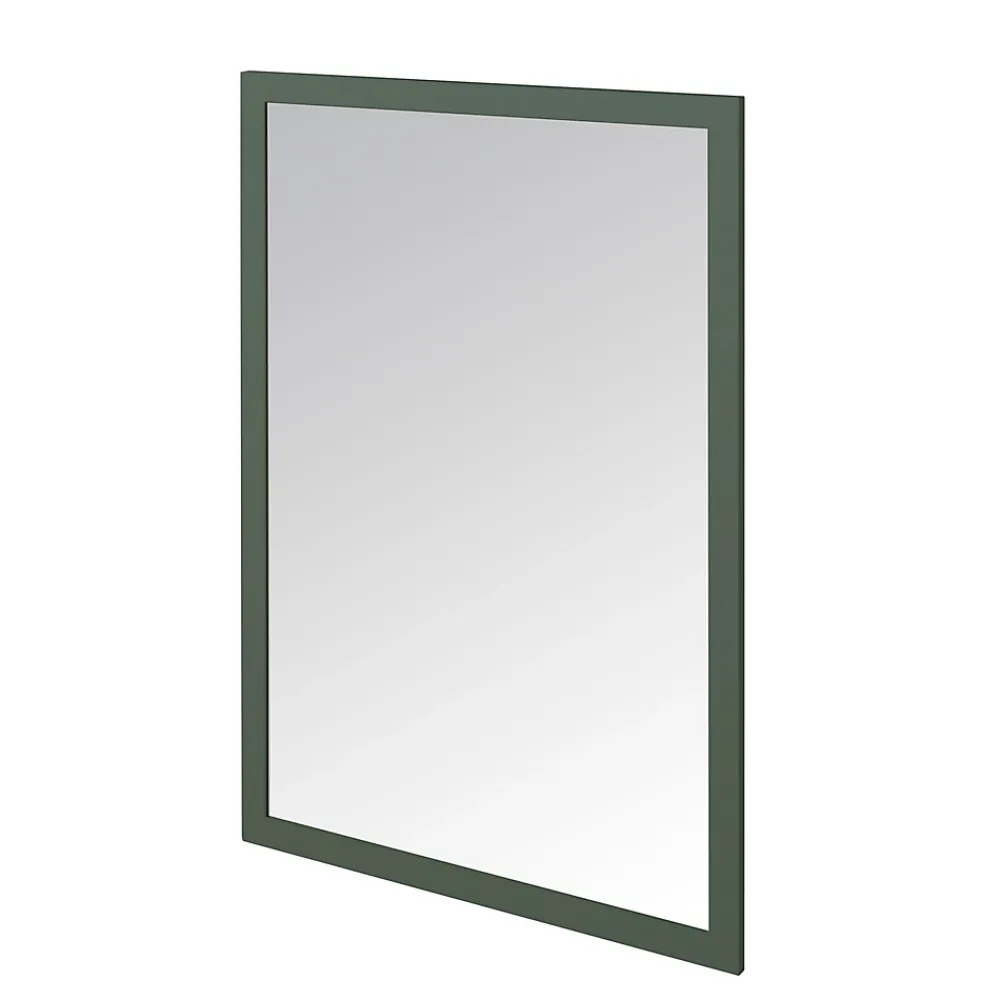 Miroir Simple|GoodHome Miroir de salle de bains vert mat l.70 x L.100 x ép.1,6 cm, Perma