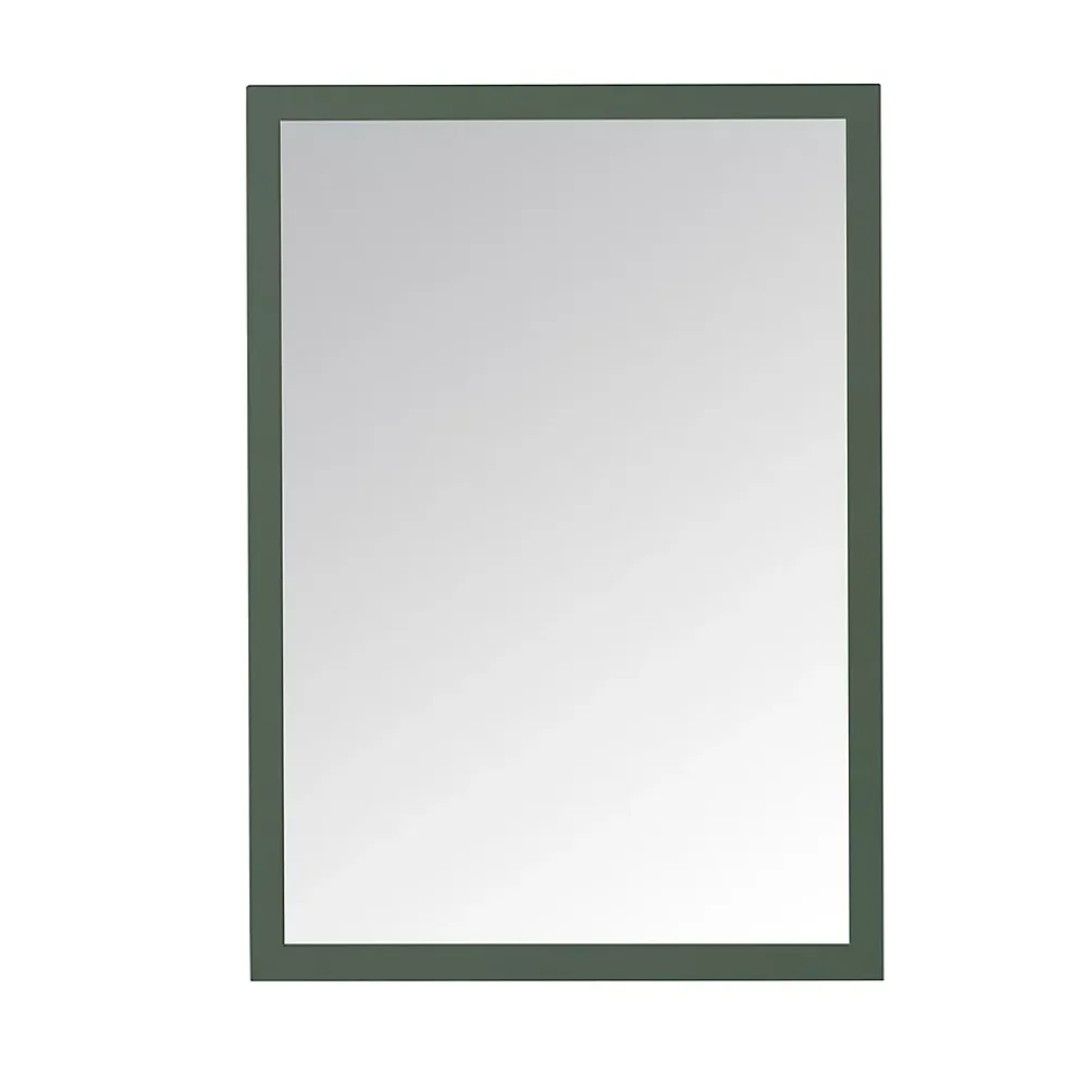 Miroir Simple|GoodHome Miroir de salle de bains vert mat l.70 x L.100 x ép.1,6 cm, Perma