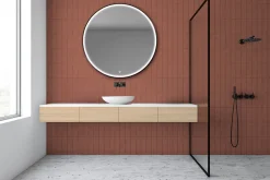 MPGlass Miroir de salle de bains lumineux LED rond Ø 120 cm Bishop 2