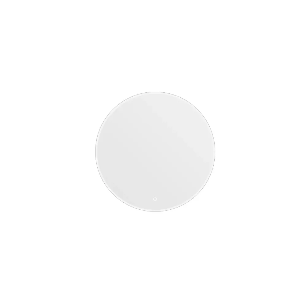 MPGlass Miroir de salle de bains lumineux LED rond Ø70 cm, argenté, Bishop